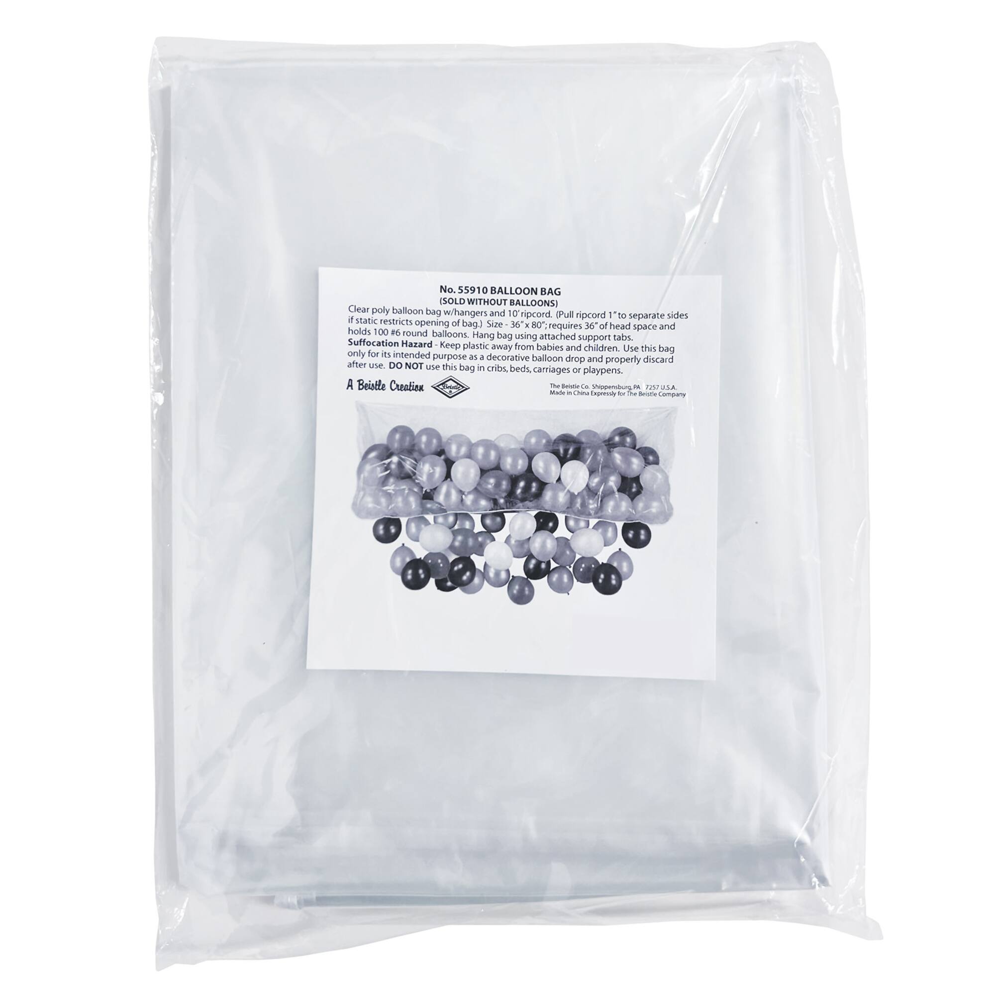Beistle 3ft. x 6.7ft. Clear Plastic Balloon Bag